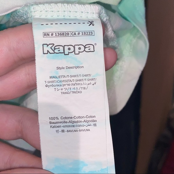 Kappa One Of A Kind Gold Tie Dye Tee - Picture 4 of 6